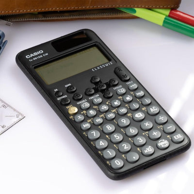 Casio FX-991DE CW ClassWiz technisch wissenschaftlicher Rechner mit Schutztasche, deutsche Menüführu