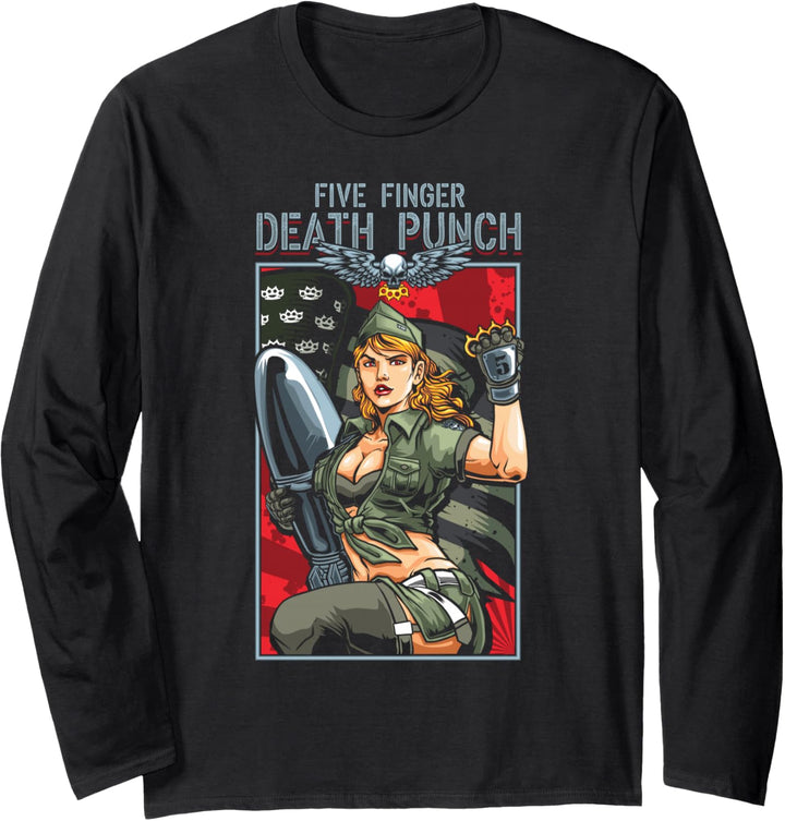 5FDP - Patriotic Lady Langarmshirt
