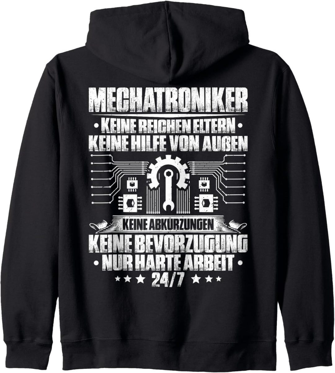 Harte Arbeit Mechatroniker Kapuzenjacke