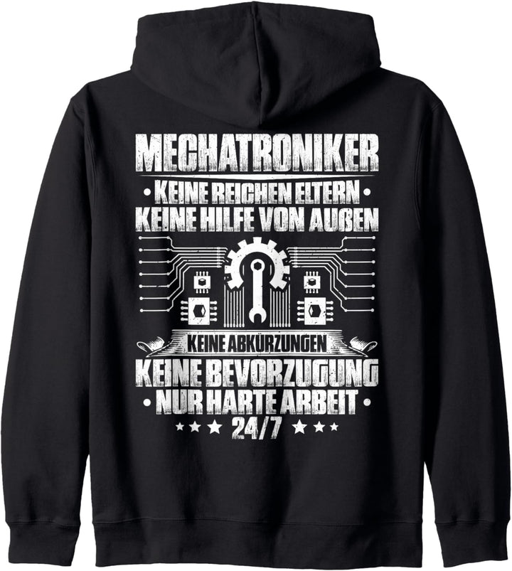 Harte Arbeit Mechatroniker Kapuzenjacke