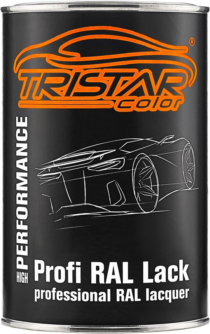 TRISTARcolor RAL 9003 Signalweiss glänzend 2K Autolack 1,5 Liter / 1500 ml Dose inkl. Härter