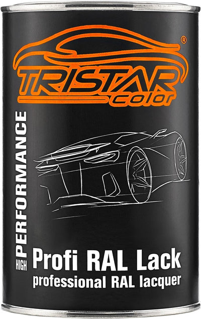 TRISTARcolor RAL 9003 Signalweiss glänzend 2K Autolack 1,5 Liter / 1500 ml Dose inkl. Härter