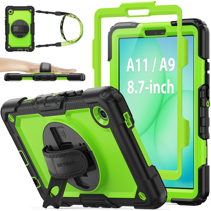SEYMAC stock Hülle für Samsung Galaxy Tab A11/A9 8,7 Zoll 2025/2023, Stossfeste Hülle mit Displaysch