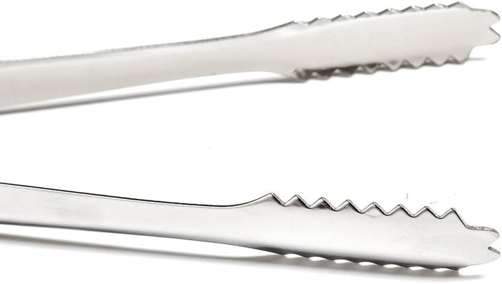 DIYI Set mit 5 Küchenutensilien aus Edelstahl, Zange für Eiswürfel, Brot, Buffet – 18 cm