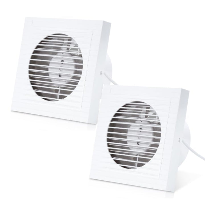 Badlüfter 100mm, Badezimmerlüfter Lüfter für Effiziente Belüftung Leiser Betrieb Ventilator, für Küc