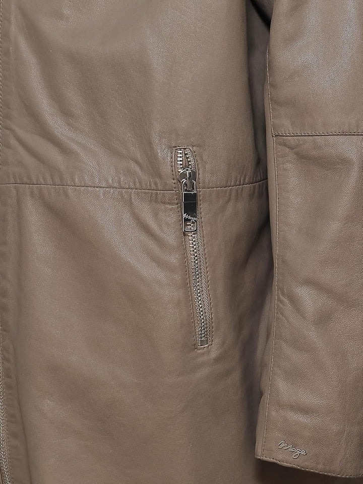 MAZE Damen Ledermantel 42021316 52 mud, 52 mud