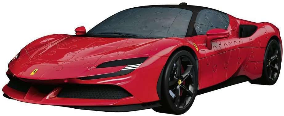 Ravensburger 3D Puzzle Iconics: 12008041 Ferrari SF90 Stradale - Der ikonische Supersportwagen aus M