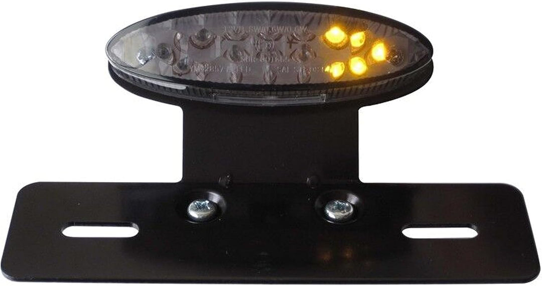 Alchemy Parts universell E-geprüft LED Stop/Heckleuchte mit eingebautem Blinker/Signale Turn, rauchg