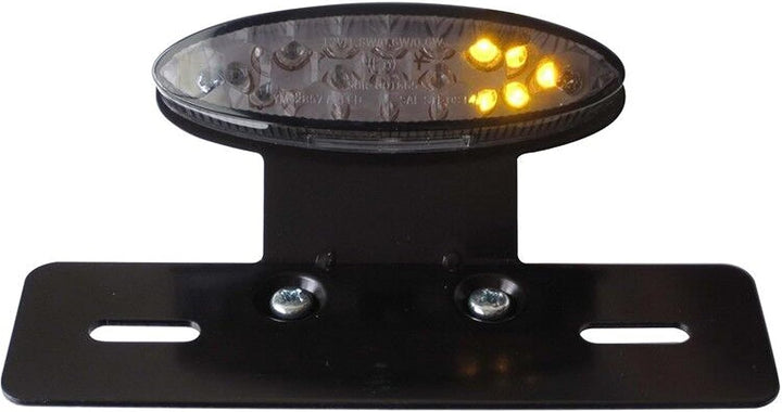 Alchemy Parts universell E-geprüft LED Stop/Heckleuchte mit eingebautem Blinker/Signale Turn, rauchg