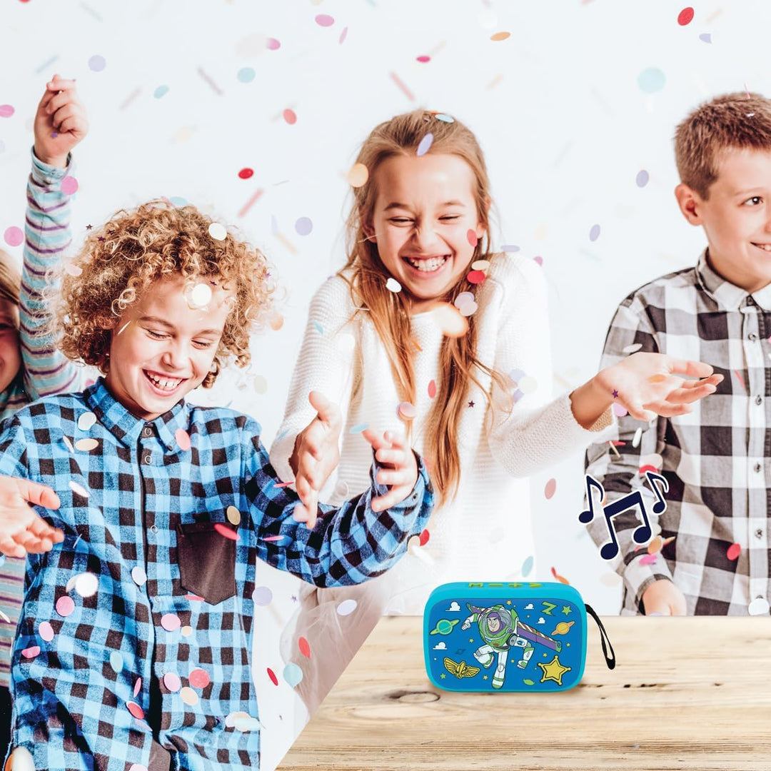 Lexibook, Toy Story, Tragbare Bluetooth-Lautsprecher, kabellos, TWS Stereo, USB- und SD/TF-Ports, in