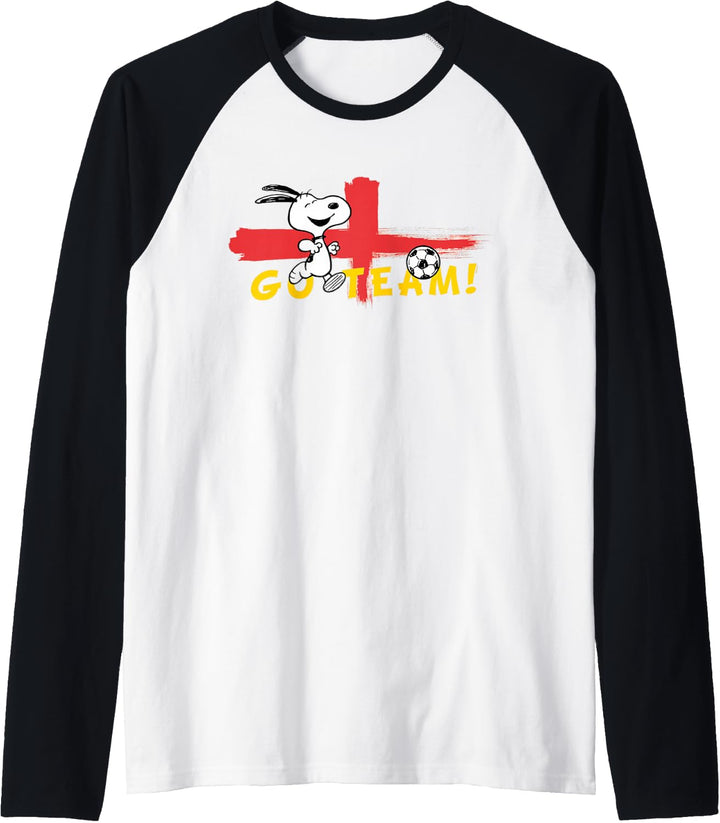 Peanuts Go England Raglan