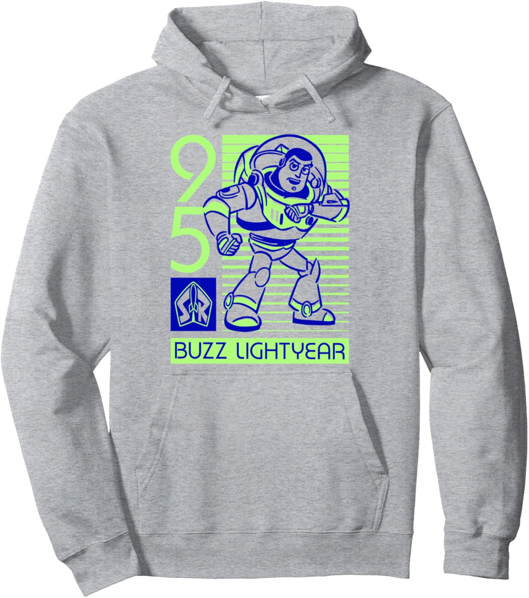 Disney Pixar Toy Story Retro Neon Buzz Lightyear Pullover Hoodie