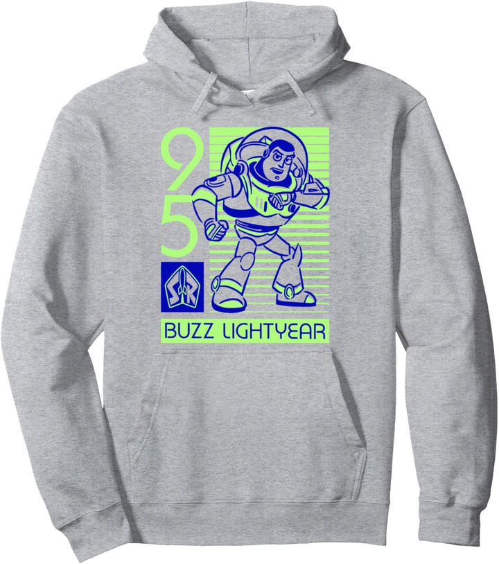 Disney Pixar Toy Story Retro Neon Buzz Lightyear Pullover Hoodie