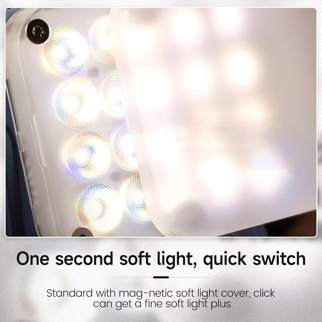 Nanlite Pico Tragbares LED-Fülllicht – Vollfarb-RGB, Snap-On-Aufsatz für Telefon-/Kamera-Fotografie,