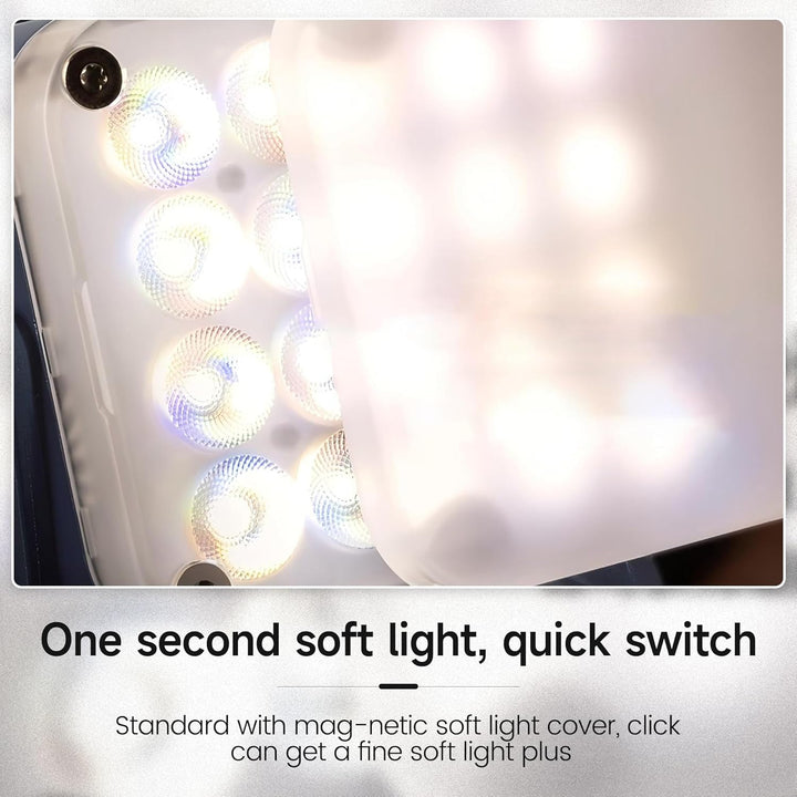 Nanlite Pico Tragbares LED-Fülllicht – Vollfarb-RGB, Snap-On-Aufsatz für Telefon-/Kamera-Fotografie,