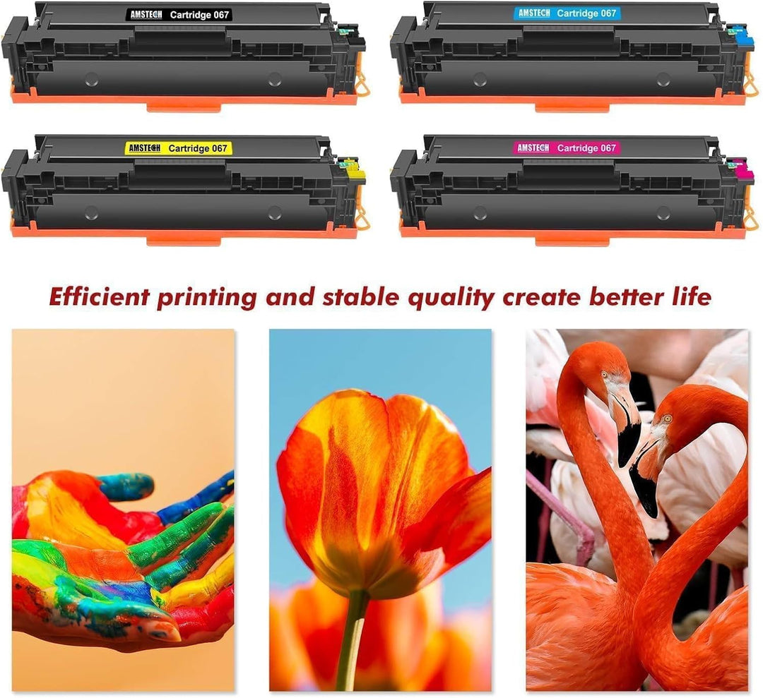 067 067H MF657Cdw Toner Set : Kompatible für Canon 067 für Canon i-SENSYS MF655Cdw MF651Cw LBP631Cw