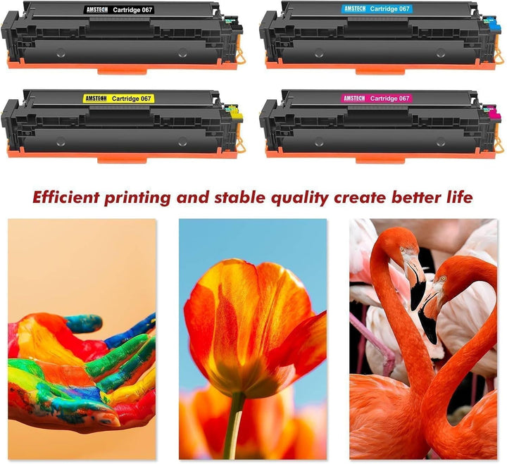 067 067H MF657Cdw Toner Set : Kompatible für Canon 067 für Canon i-SENSYS MF655Cdw MF651Cw LBP631Cw