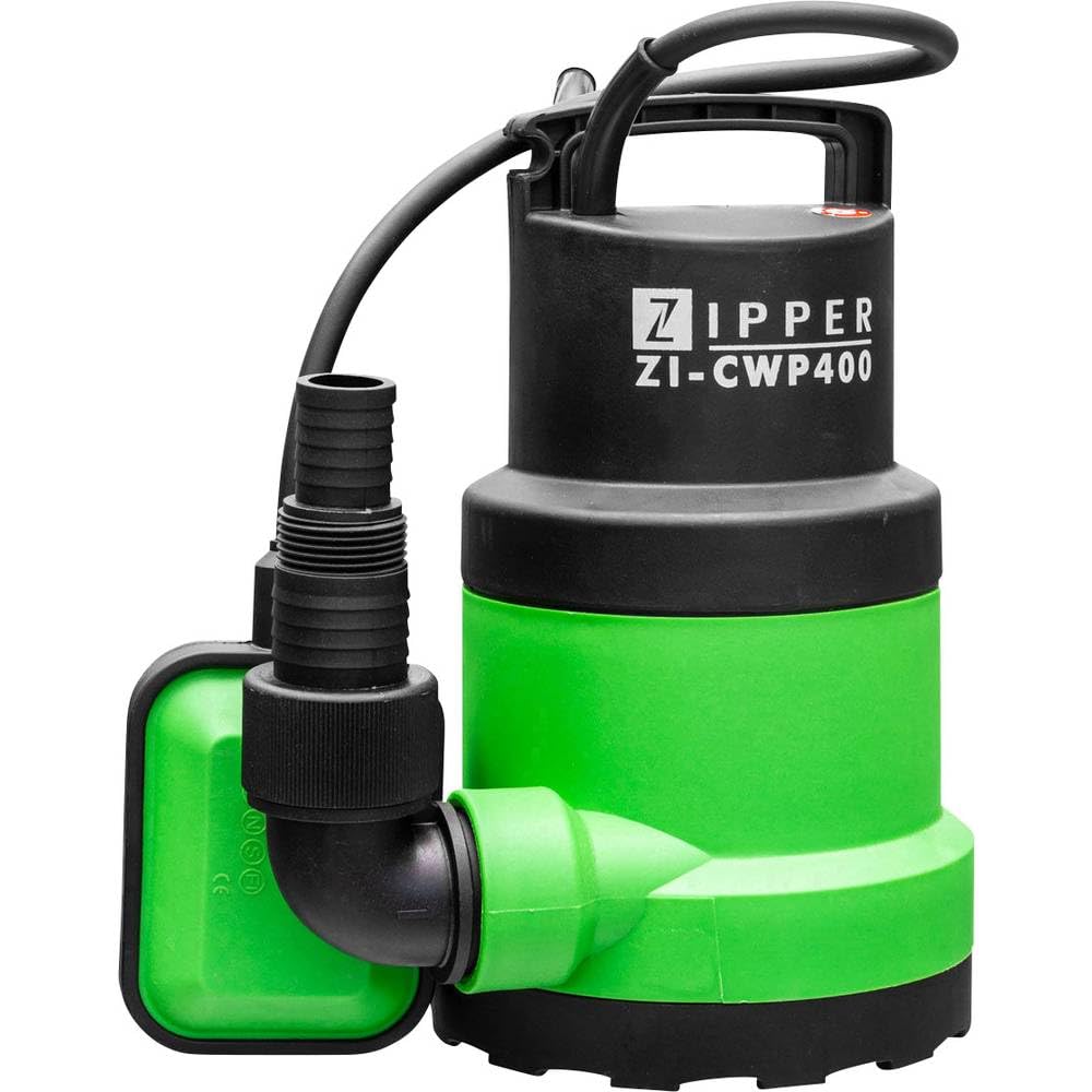 Zipper ZI-CWP400 ZI-CWP400 Flachsaugende Tauchpumpe 7.3 m³/h 7.5m