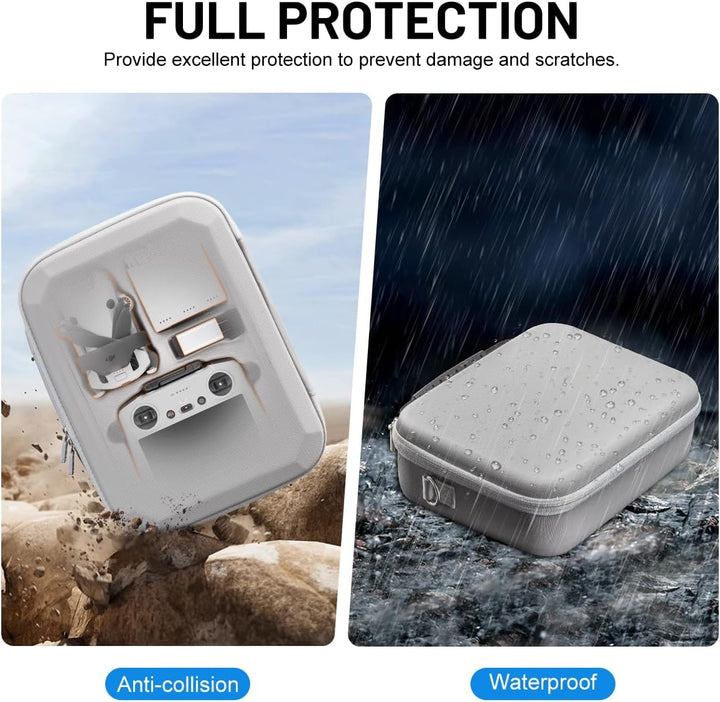 Tasche für DJI Mini 3/Mini3 Pro/Mini 4 Pro Fly More Combo Drohne Aufbewahrungstasche, Wasserdicht Re