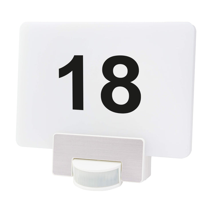 REV 0088927112 Link2Home, WLAN Hausnummer Leuchte, App/Sprache, weiss rechteckig, rechteckig