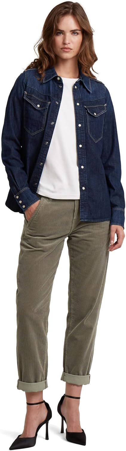 G-STAR Damen Kate Boyfriend Jeans 25W / 32L Braun (Turf Gd D25257-e169-c982), 25W / 32L Braun (Turf