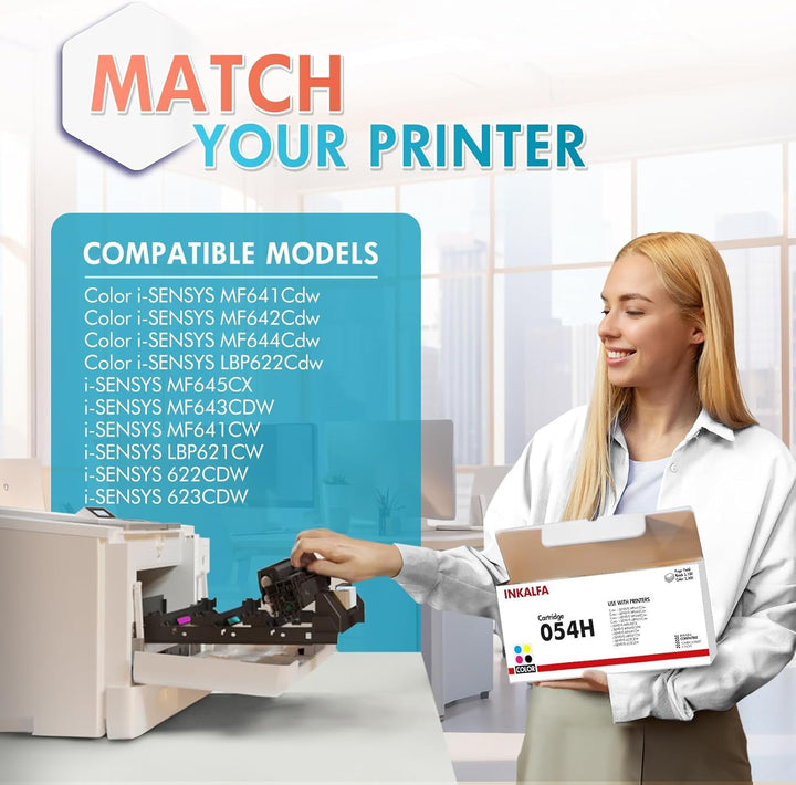 054H 054 Kompatibel für Canon i-SENSYS MF645Cx Toner für i-SENSYS MF643Cdw MF641Cw MF642Cdw MF644Cdw