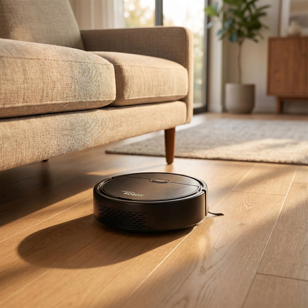 Toddmomy Robotersauger Automatischer Saugroboter Mehrzweck-kehrroboter Rundes Design Klein Staubsaug