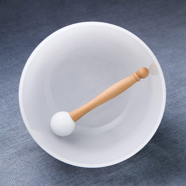 Hye-eun Kristall Klangschalen Set 3 Stück (6-10 Zoll,6"B 8"E 10"C) mit 432Hz Crystal Bowls Klangscha
