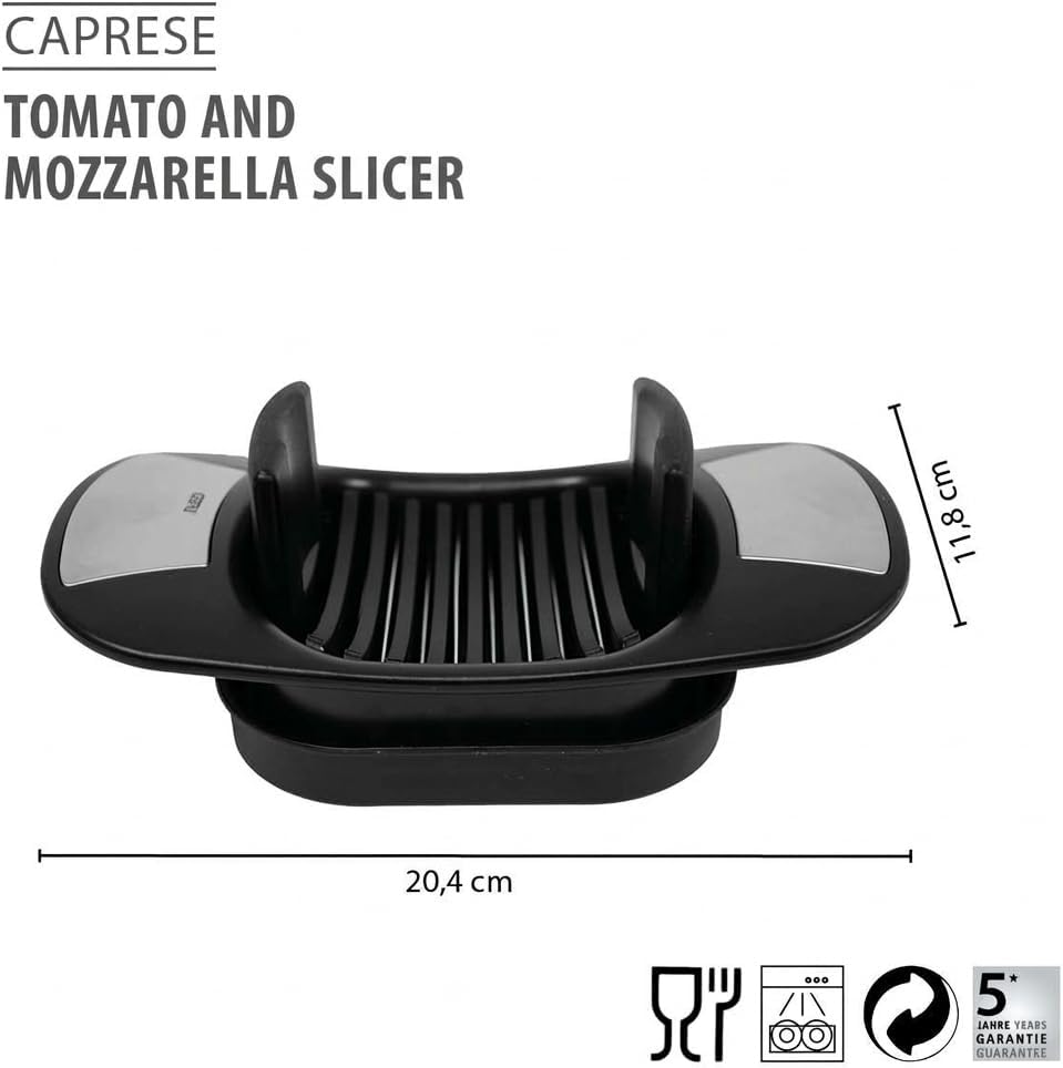 GEFU Tomaten- und Mozzarellaschneider CAPRESE - Scheibenschneider für Tomaten und Mozzarella - mit g