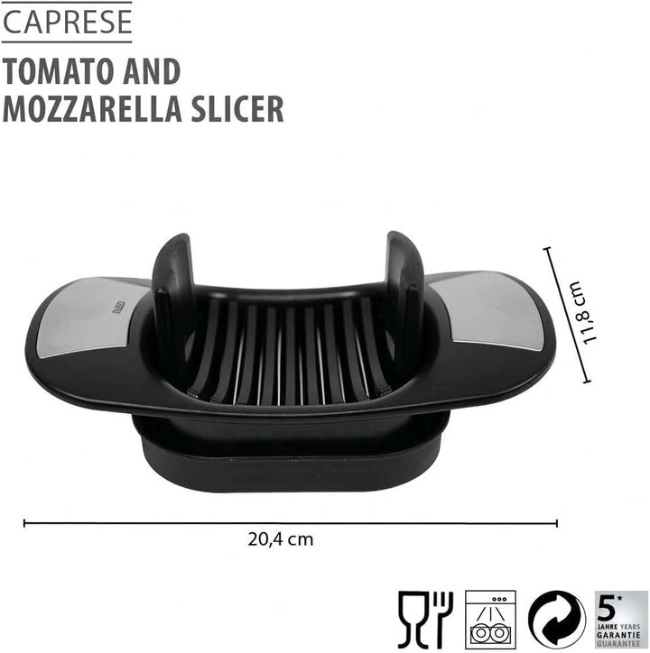 GEFU Tomaten- und Mozzarellaschneider CAPRESE - Scheibenschneider für Tomaten und Mozzarella - mit g