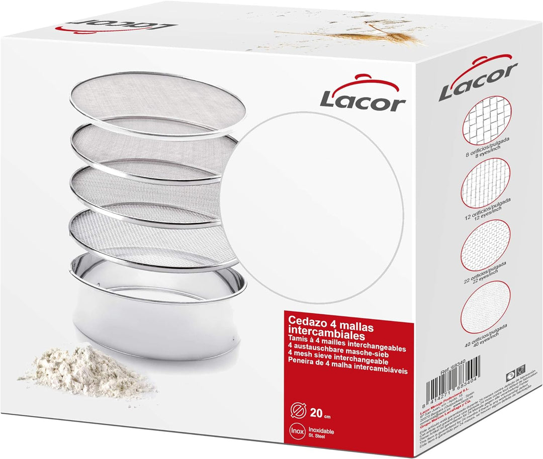 Lacor 4 AUSTAUSCHBARE MASCHE-SIEB. 23 cm, 4
