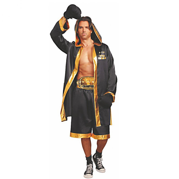 Kostüm Boxer Gr. M- XXL World Champion Boxkampf Sportler Fasching (XXL)