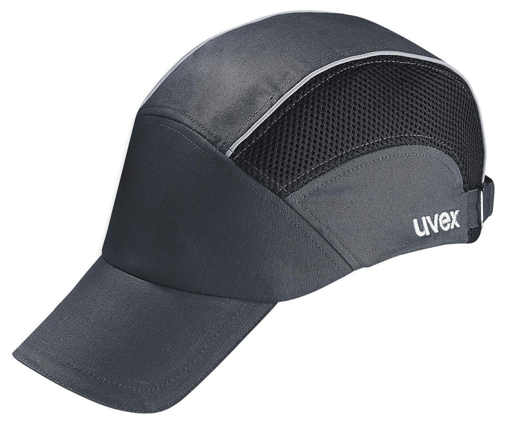 Uvex U-Cap Premium Anstosskappe - Kopfschutz-Kappe im Sport-Design - mit Langem Schirm und Hartschal