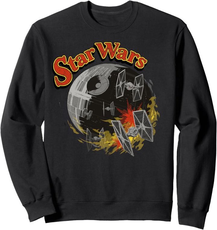 Star Wars Retro Death Star Burn Sweatshirt