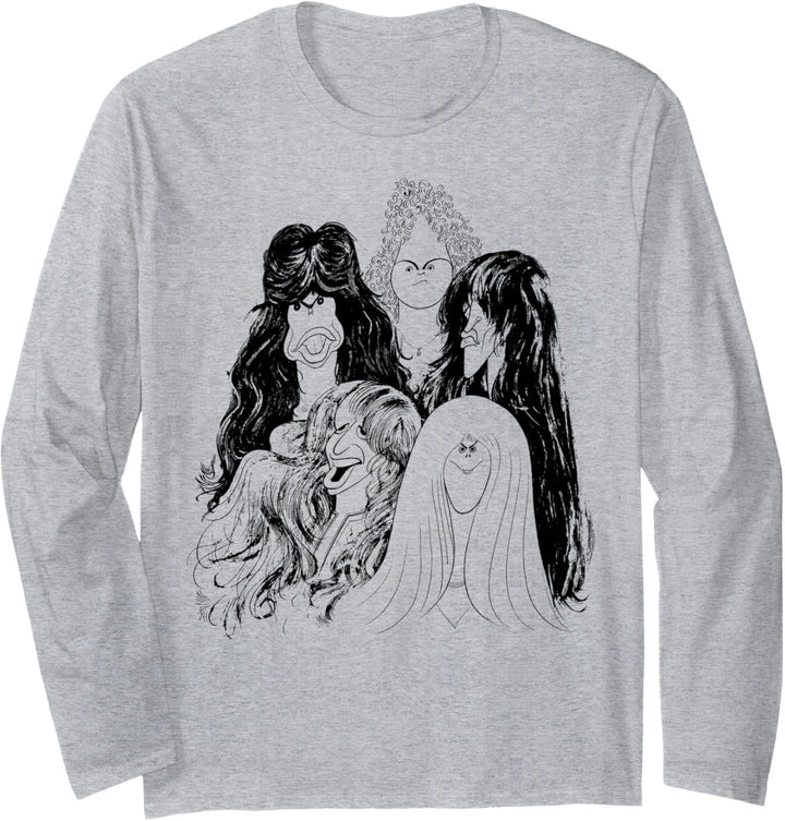 Aerosmith - Zeichnen Sie die Linie Langarmshirt