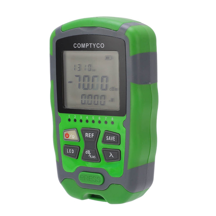 LWL-Leistungsmesser, -70~+10 DBm LWL-Lichtmesser, Tragbarer 4-in-1-LWL-Kabeltester mit Rotlichtquell