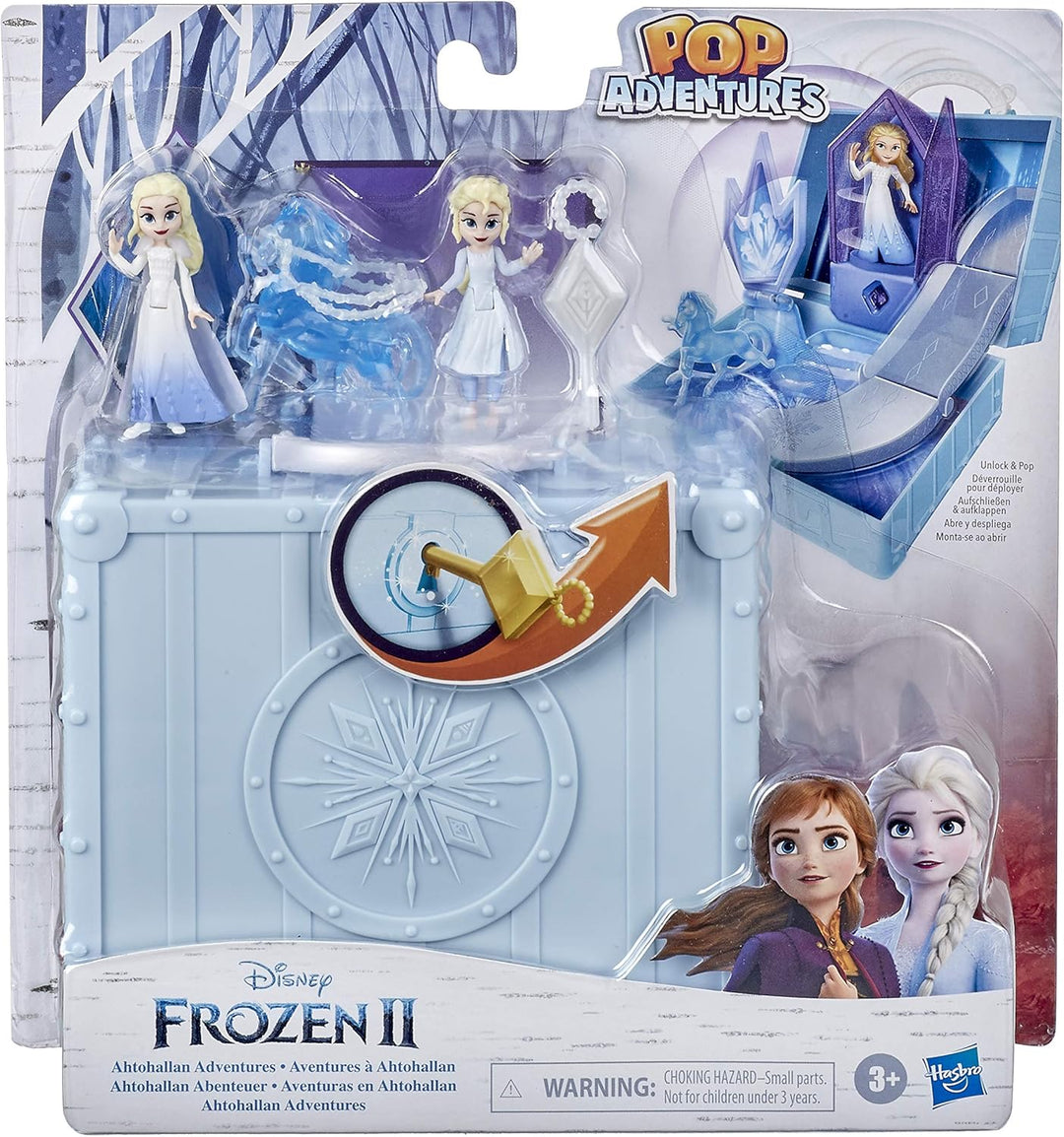 Disney Die Eiskönigin 2 Pop-Up Abenteuer Ahtohallan Abenteuer Spielset mit Griff, inklusive 2 ELSA P