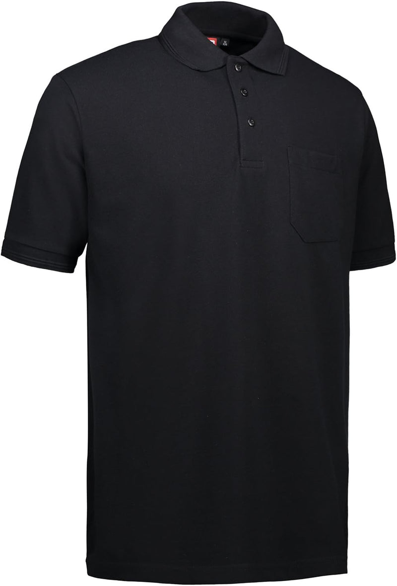 Pionier 41079-XXL Poloshirt "320 Pro Wear" mit Tasche Grösse in Schwarz, XXL