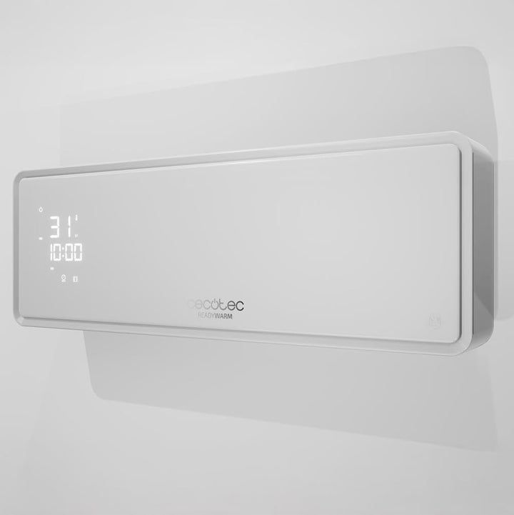 Cecotec Ready Warm 5310 PowerBox Keramik-Wandheizung mit LED-Display und Fernbedienung, 2000 W, 3 Mo