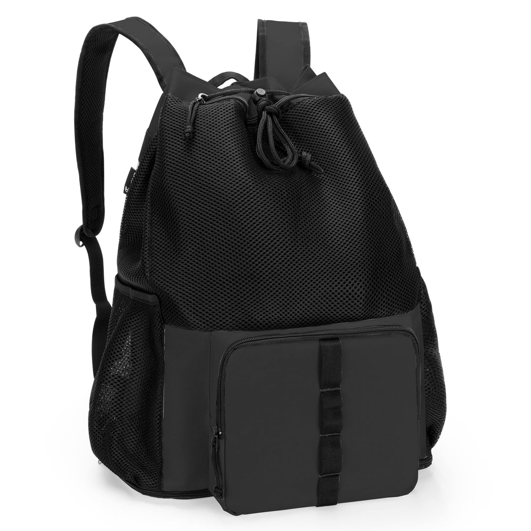 Fasrom Mesh Strandrucksack mit Reissverschluss unten, Sport Gym Rucksack zum Schwimmen, Strand und P