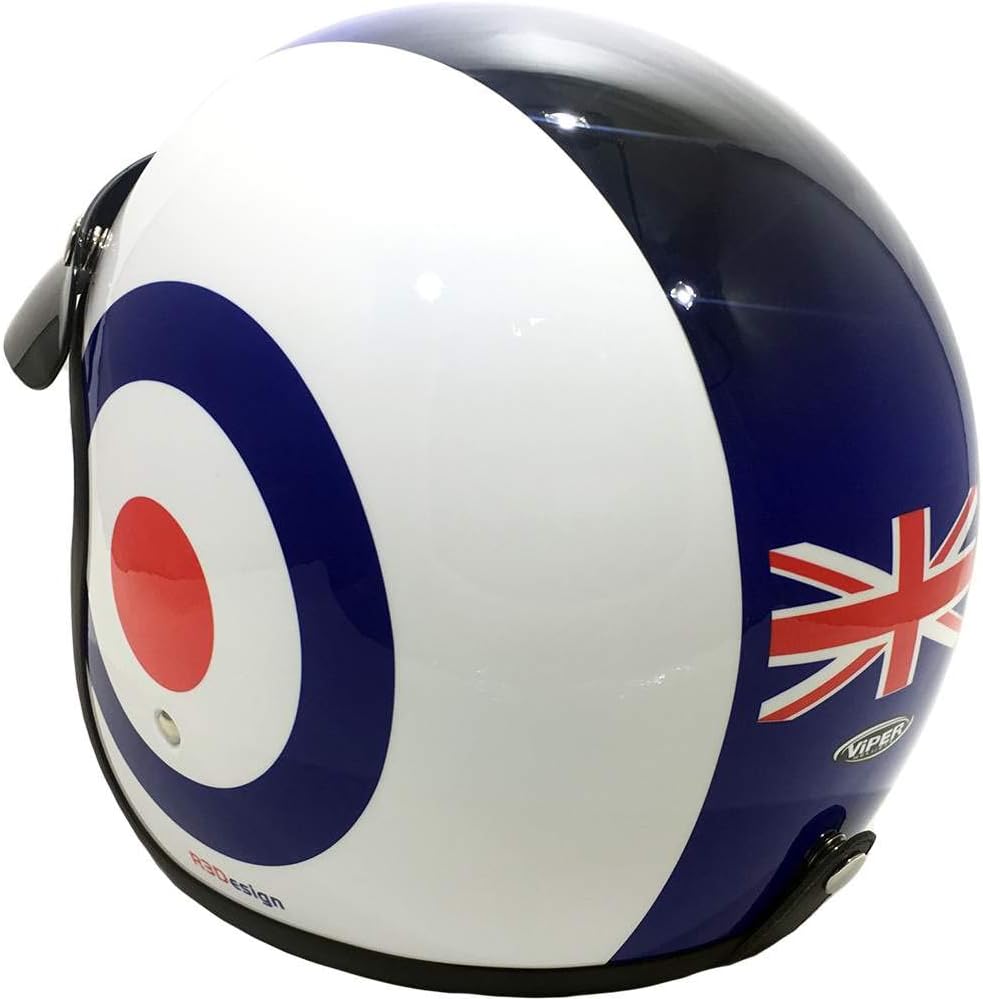 Viper VPR Motorbike Helmet RSV06 Plus Open Face Jet Motorcycle Hwlmet Scooter Biker Rider Crash Spor