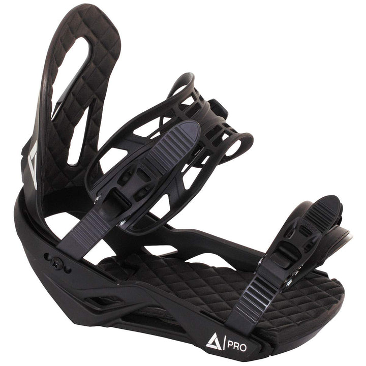 Airtracks Snowboard Softbindung Strong - Snowboard Bindung Grössen S/M L/XL, S/M