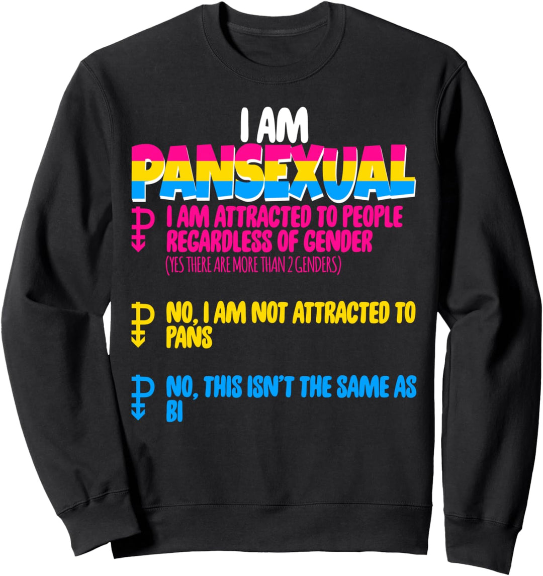 Pansexueller Stolz Polysexueller LGBTQ Sweatshirt