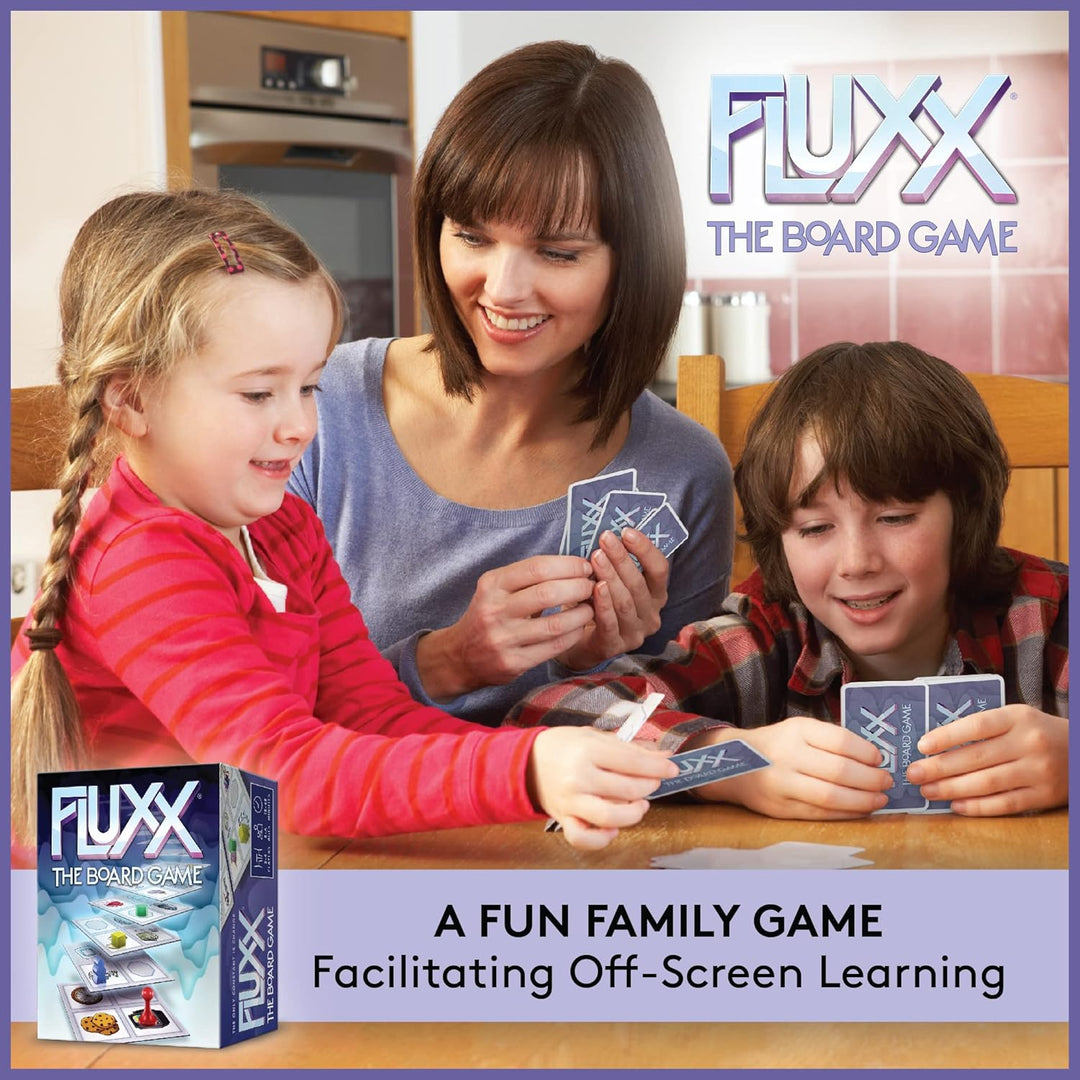 Looney Labs | Fluxx The Board Game Dynamic Gameplay for 2-4 Players | English