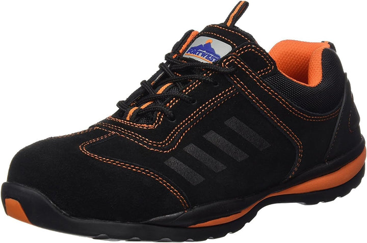 Portwest Steelite Lusum Sicherheits-Trainer S1P HRO, Grösse: 43, Farbe: Orange, FW34ORR43 43 EU Oran