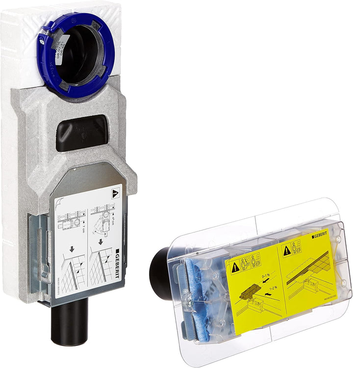 Geberit 154152001 Duschrinnen Rohbauset CleanLine d40 H65, Ø 40 mm, für Höhe 65