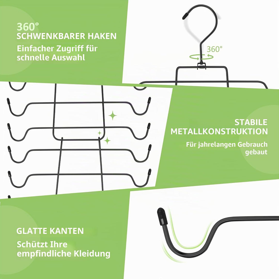 2 Stück Platzsparende BH Kleiderbügel, Metall Trägertop Organizer BH Aufbewahrung, Kann Bis Zu 16 St