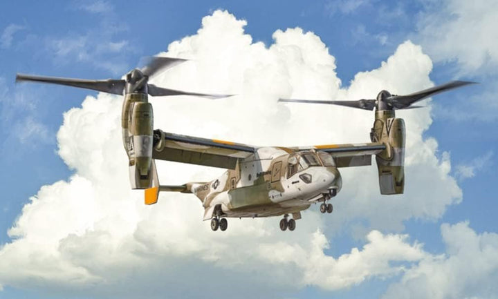 Italeri Boeing 1463 1:72 V-22 Osprey Tilt Rotor-Bausatz, Standmodellbau, Basteln, Hobby, Kleben, Pla