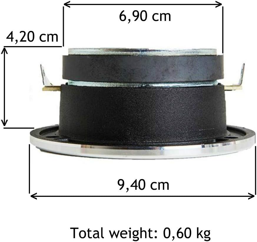 SP 2 Tweeter Audio SPTW28 Ultra Slim 100 watt rms und 200 watt max mit 9,40 cm Durchmesser und 107 d