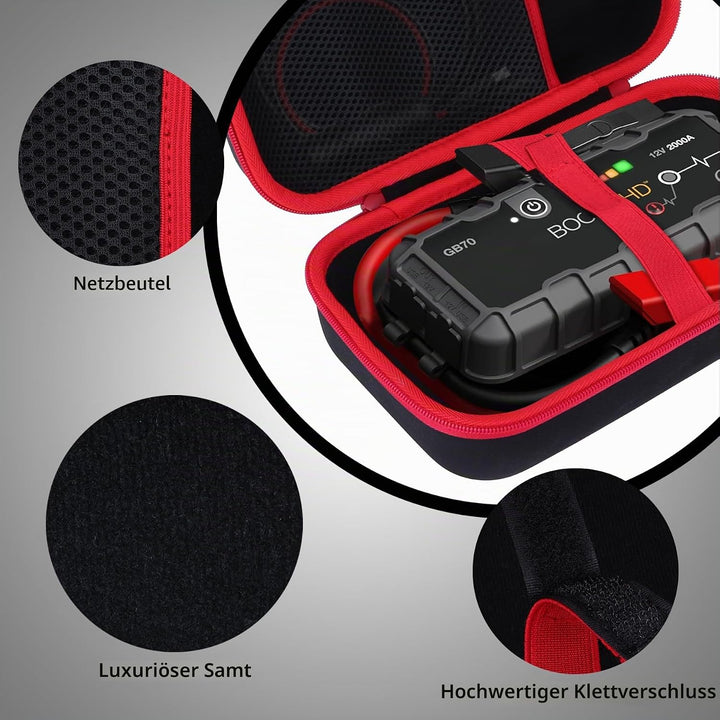 Hart Schutzhülle kompatibel mit Boost HD GB70 UltraSafe Starthilfe Powerbank